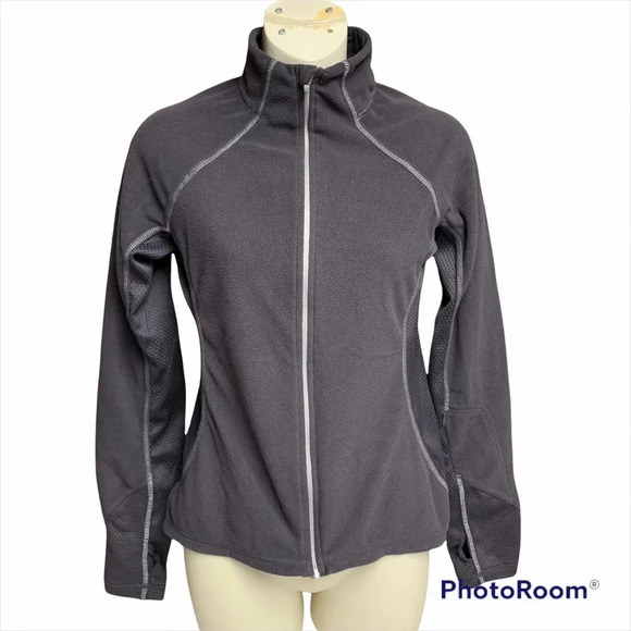 Everlast gray fitted fleece full zip jacket size S - Picture 1 of 10